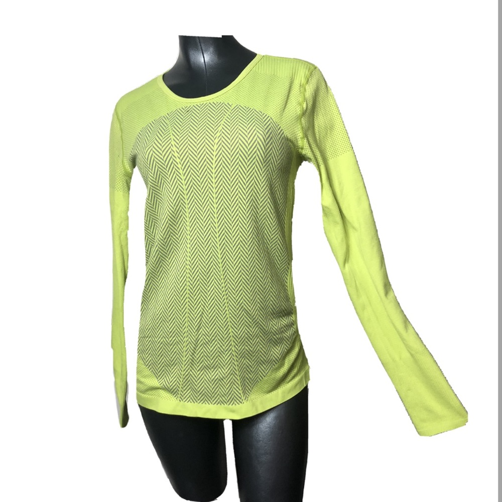 Fabletics Highlighter Compression Long Sleeve Top